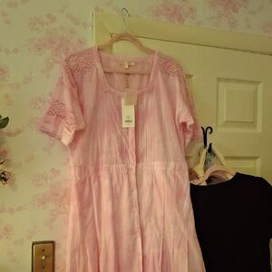 LoveShackFancy Peony Pink Edie Dress